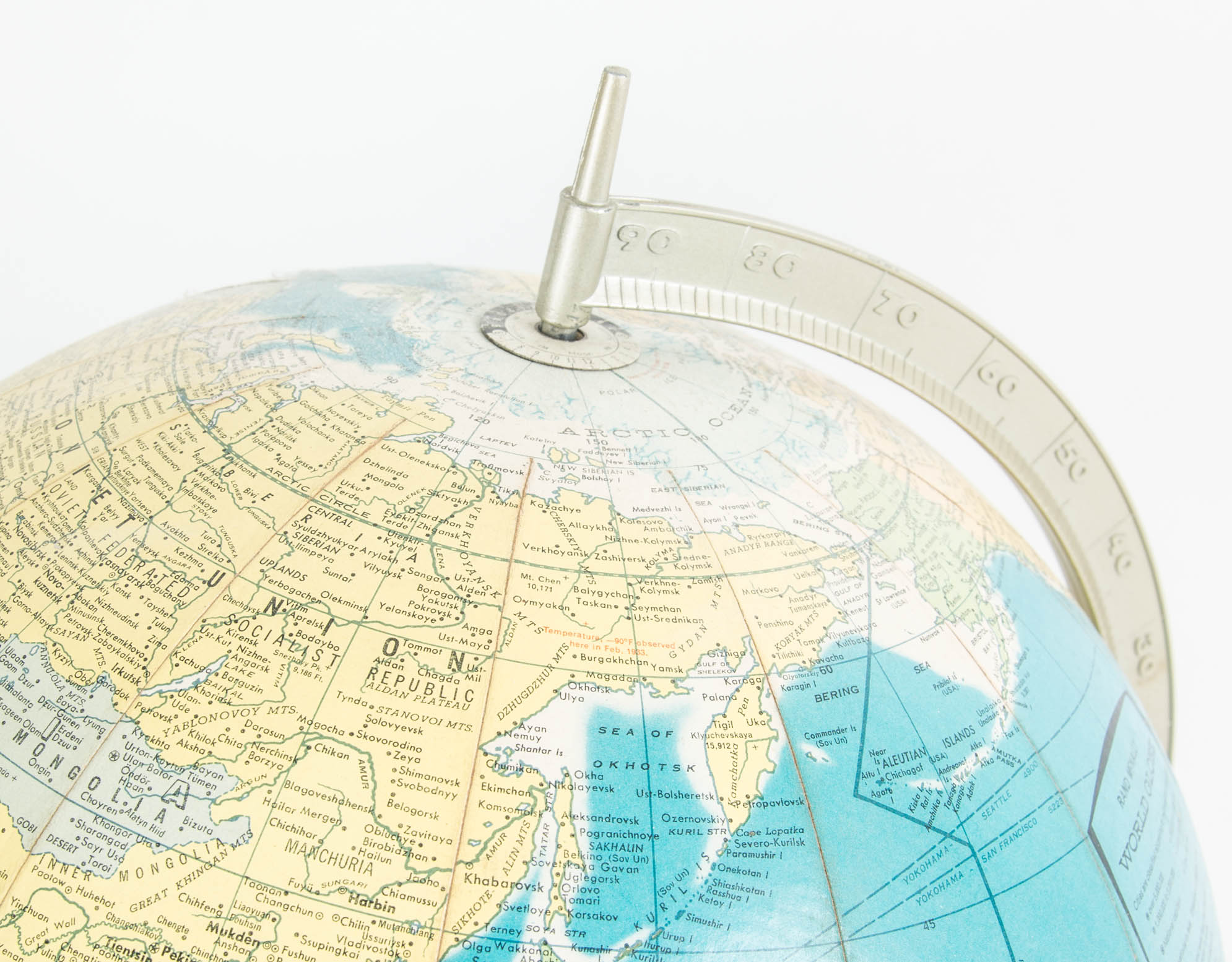 Vintage Rand-McNally World Globe