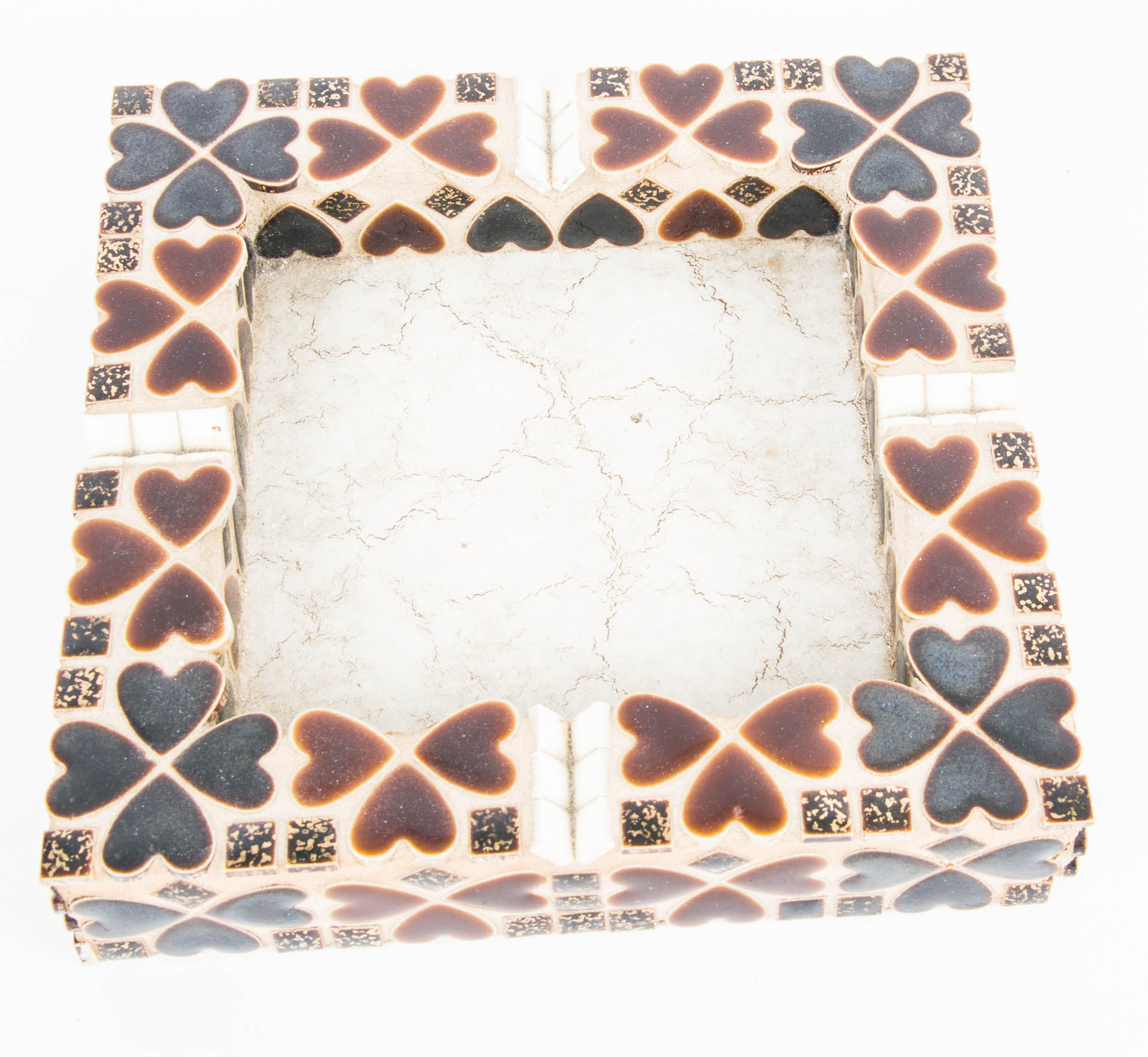 Retro Mosaic Ash Receiver and Matching Box