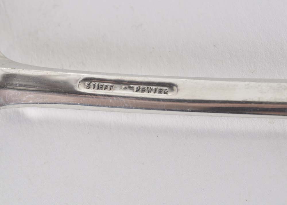 Steiff Pewter Tableware