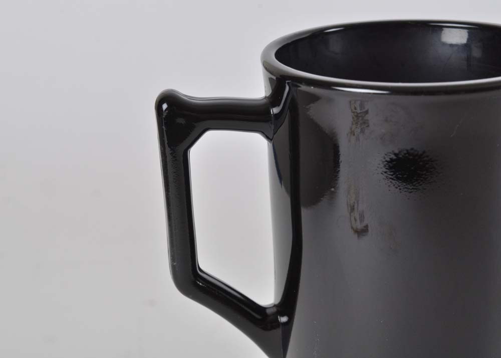 Quartet of Black Irish Coffee Mugs