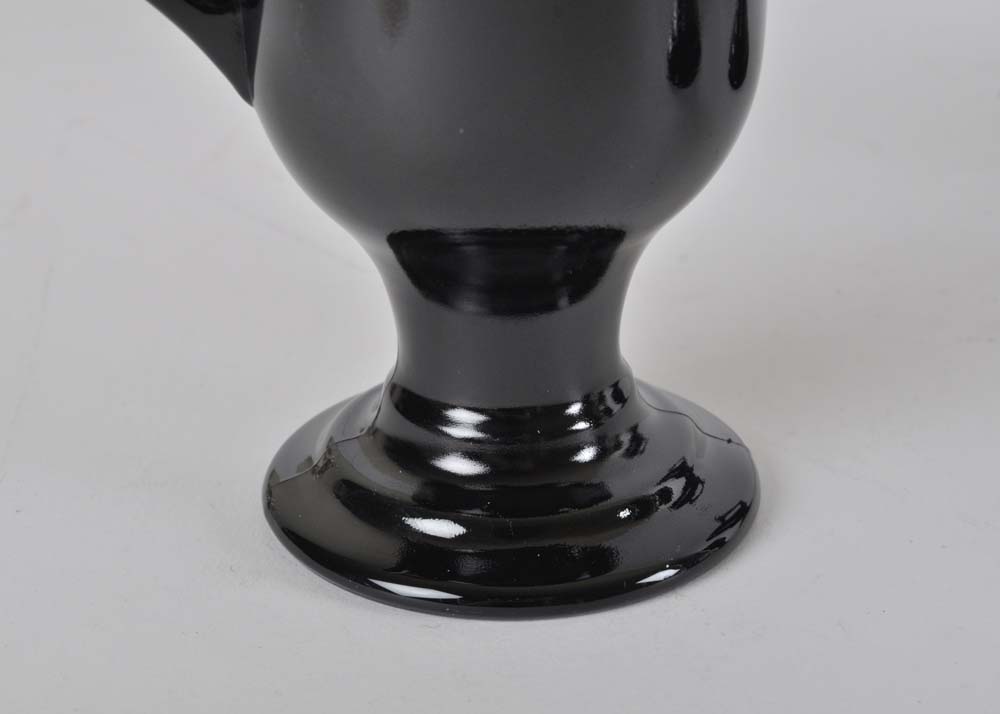 Quartet of Black Irish Coffee Mugs