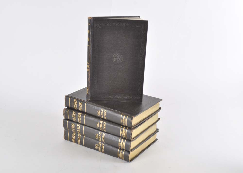 1917 Edition of The Bible Story Five Volume Set