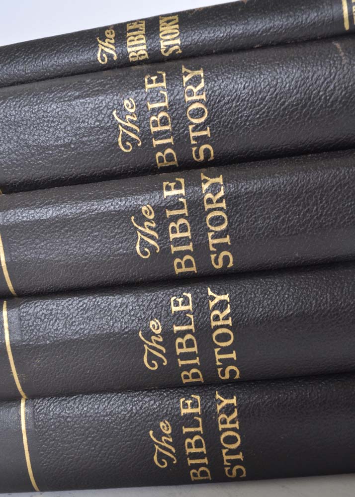 1917 Edition of The Bible Story Five Volume Set