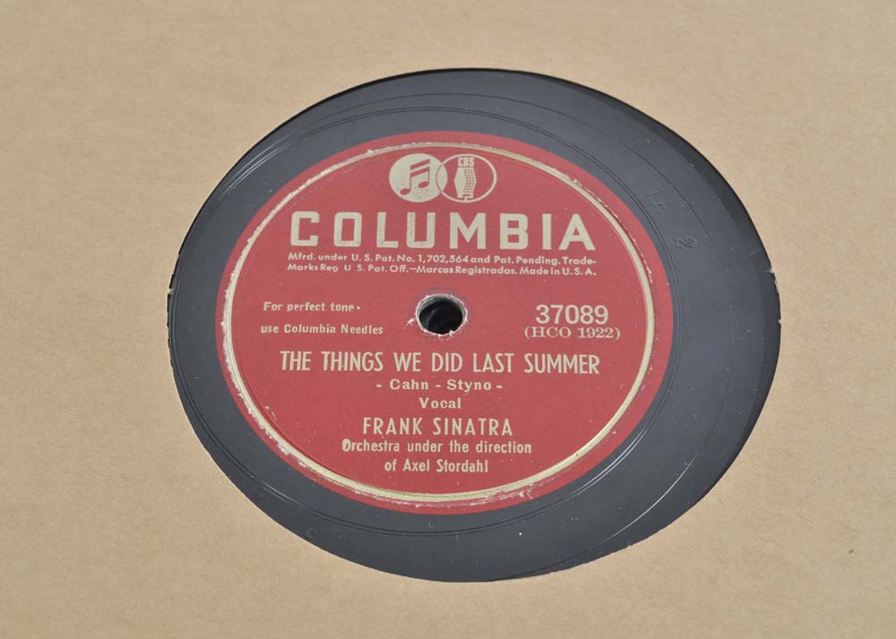 78 RPM Records of Crooners and Well-Known Artists
