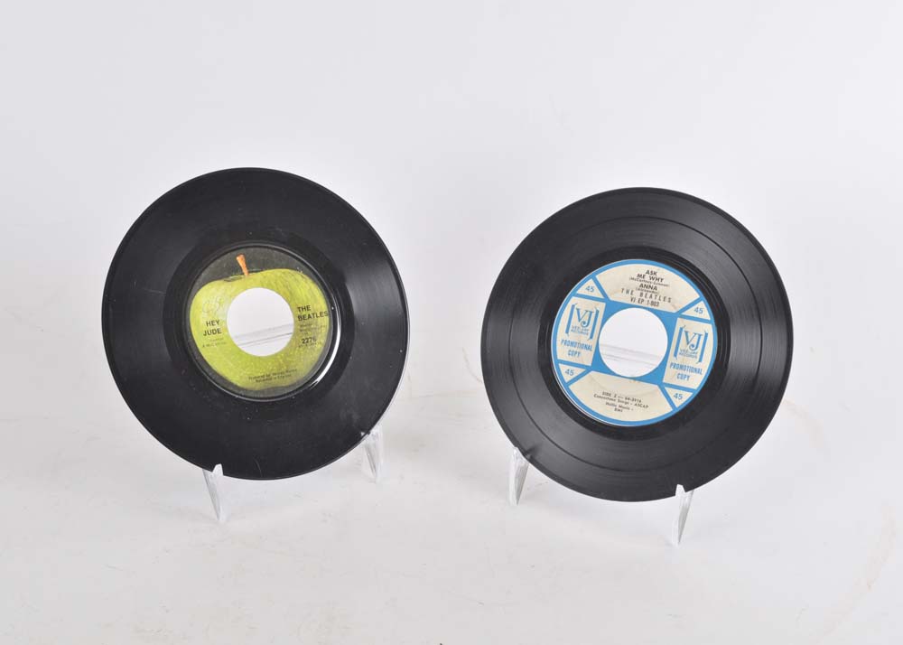 Pair of Beatles 45s Including Promotional EP