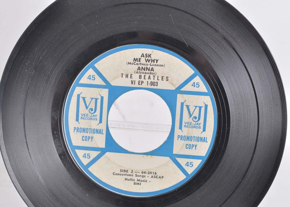 Pair of Beatles 45s Including Promotional EP