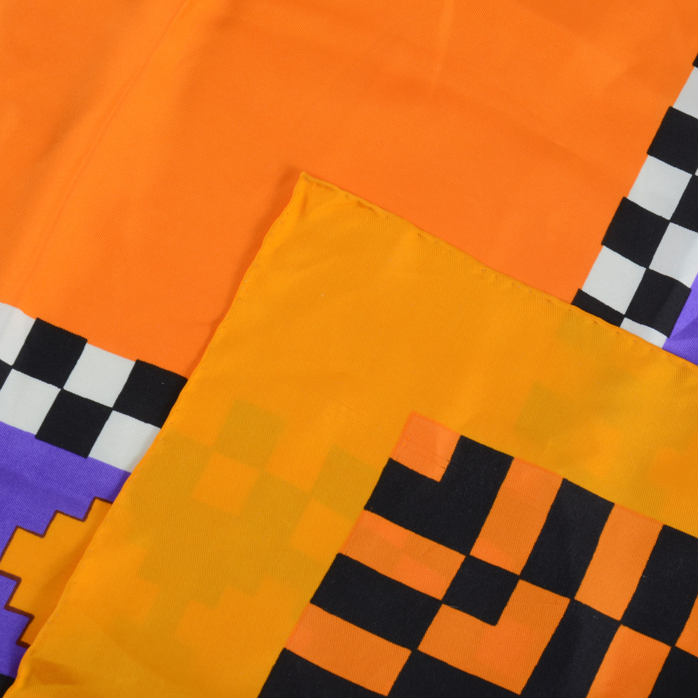 1980s Saint Laurent Rive Gauce Silk Scarf