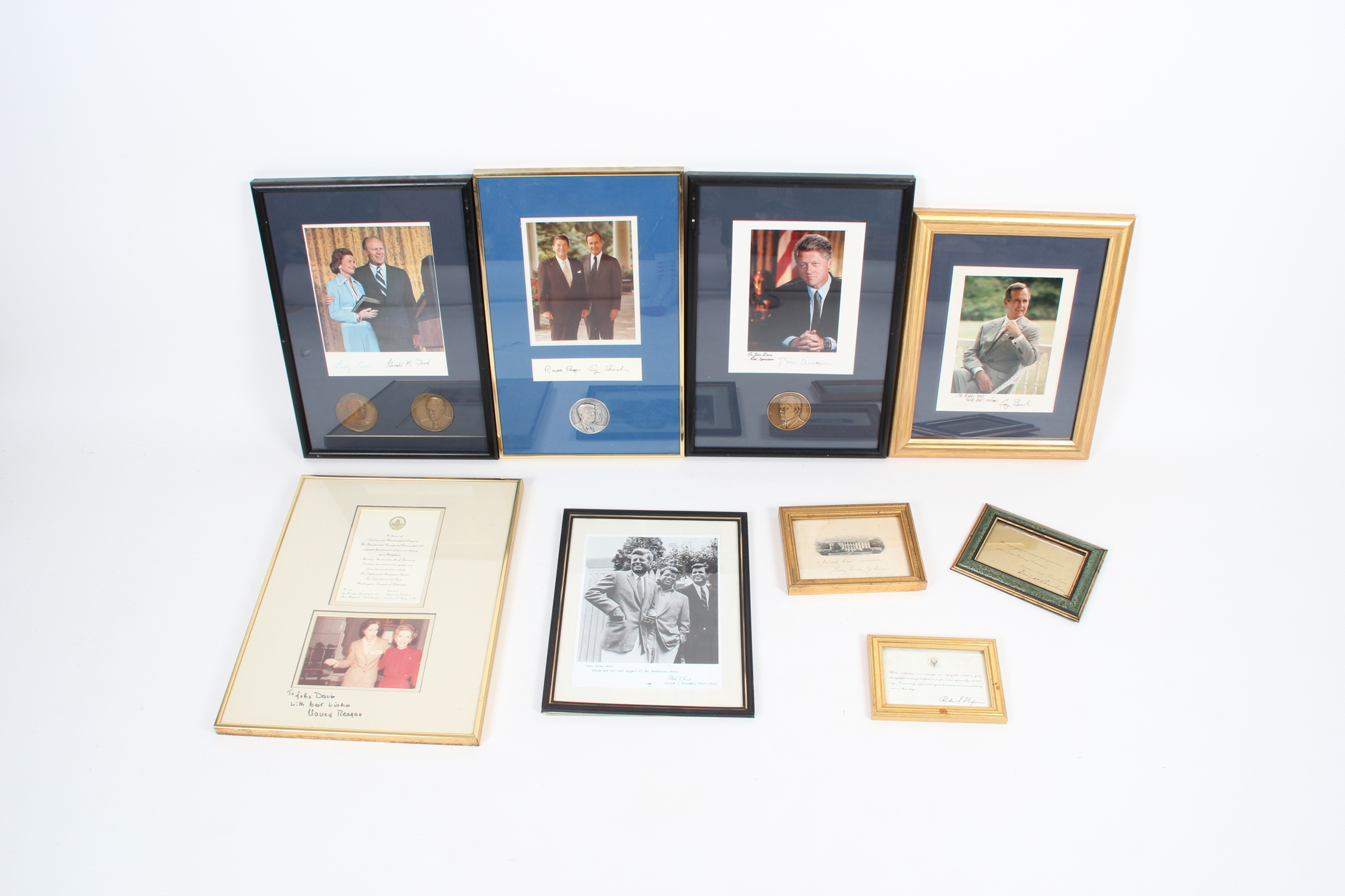 Generous Collection of Signed Presidential Memorabilia