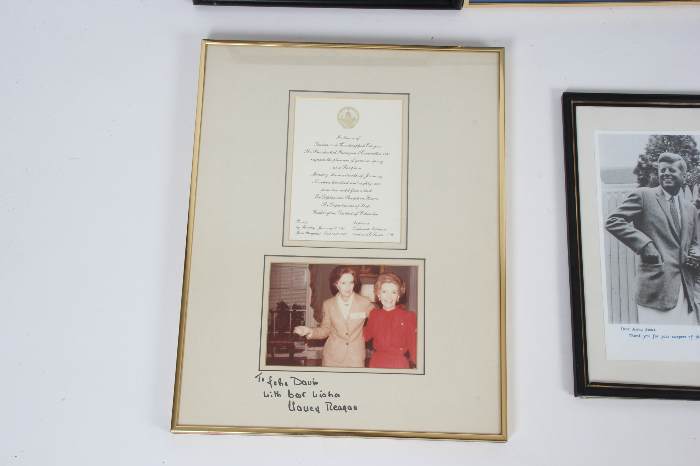 Generous Collection of Signed Presidential Memorabilia
