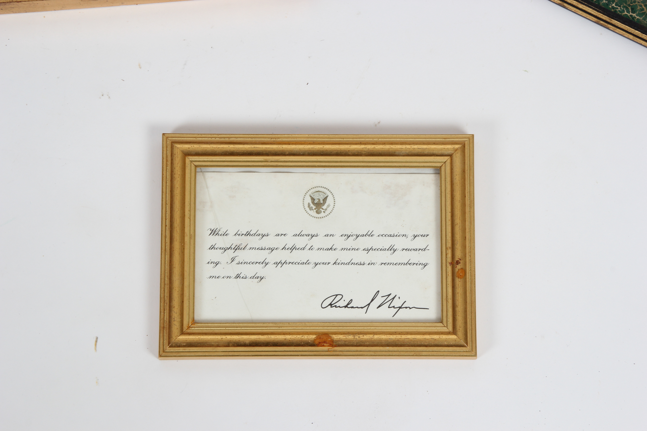 Generous Collection of Signed Presidential Memorabilia