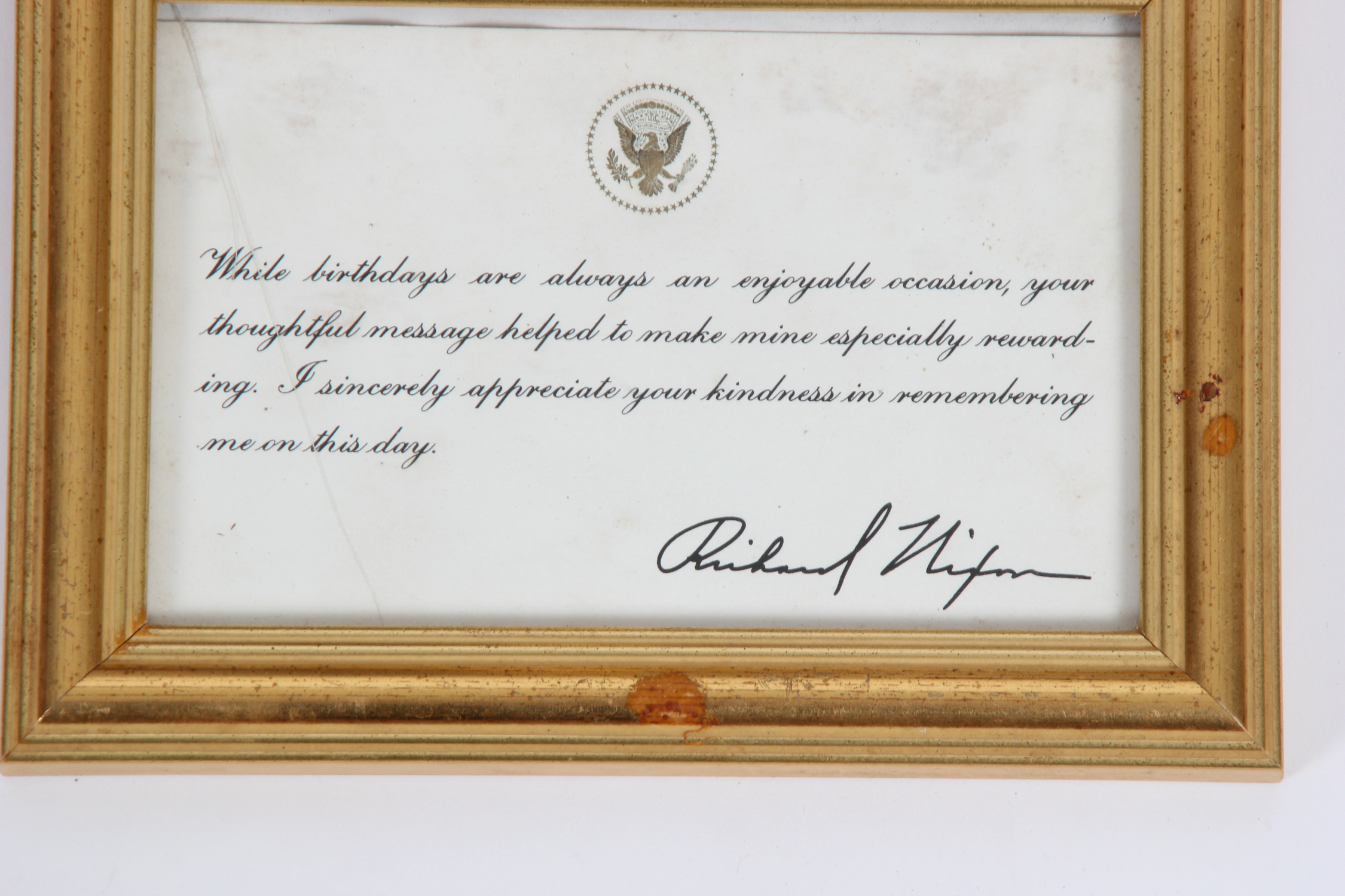 Generous Collection of Signed Presidential Memorabilia