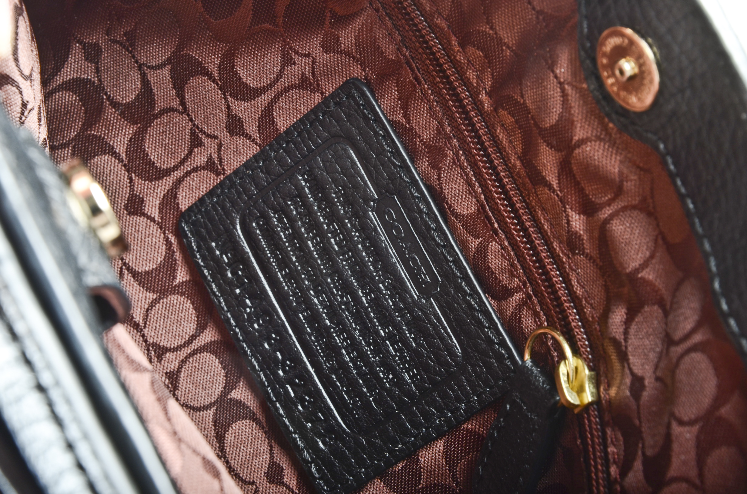 Coach Madison Caroline Textured Leather Satchel