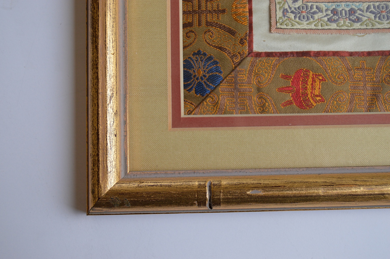 Pair of Framed Embroidered Chinese Silks