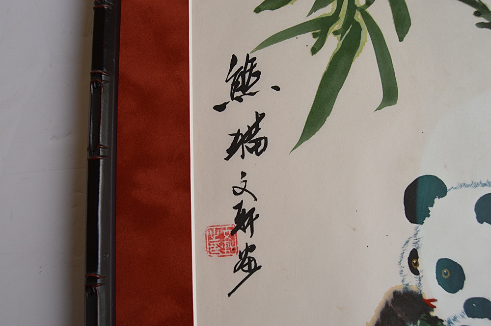 Three Original Signed Chinese Gouache Paintings on Paper