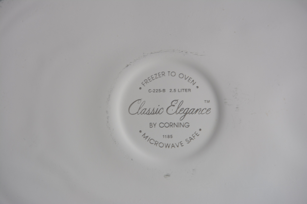 Vintage Corning "Classic Elegance" Bakeware