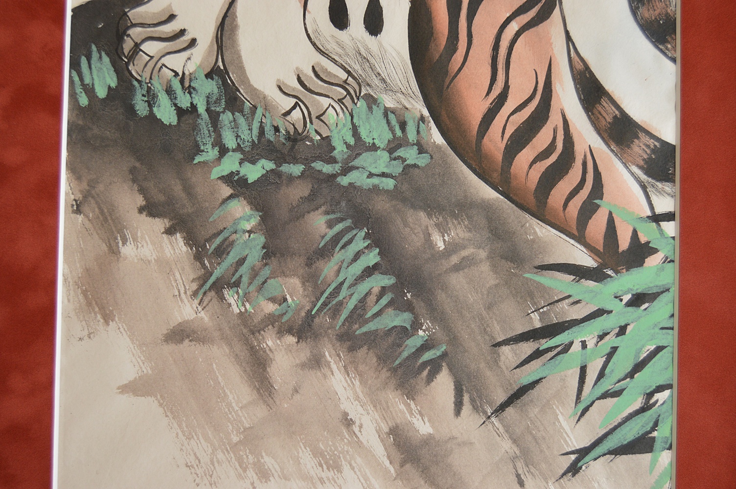 Three Original Signed Chinese Gouache Paintings on Paper