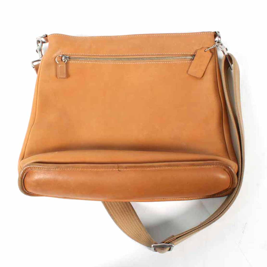Tan Coach Bucket Bag