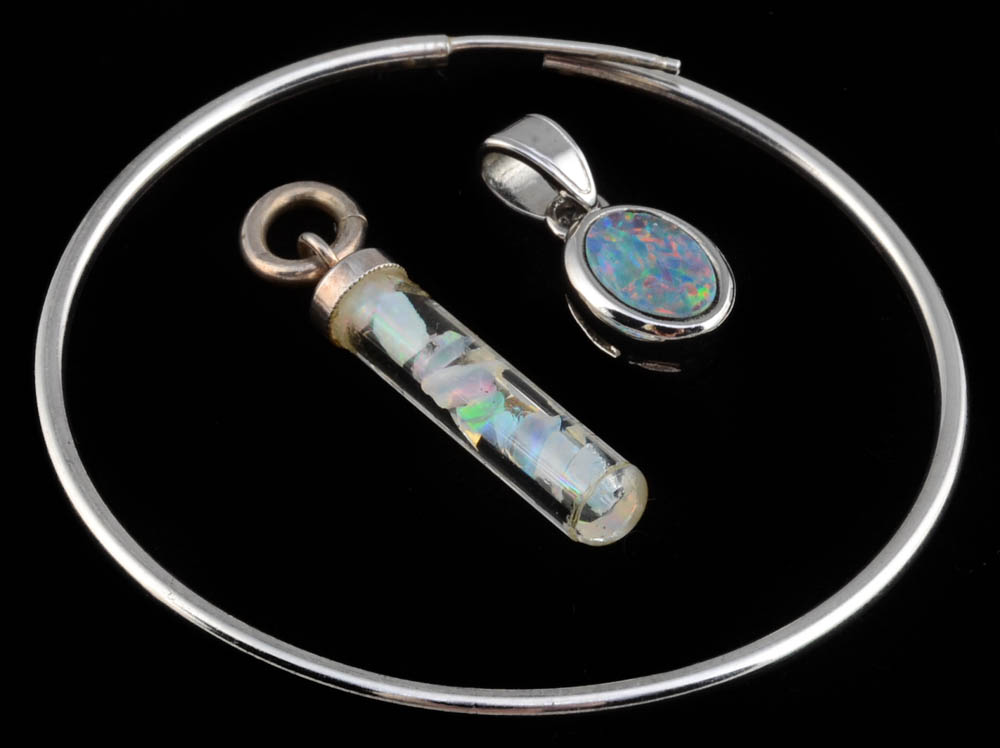 Group of Silver Plated Jewelry