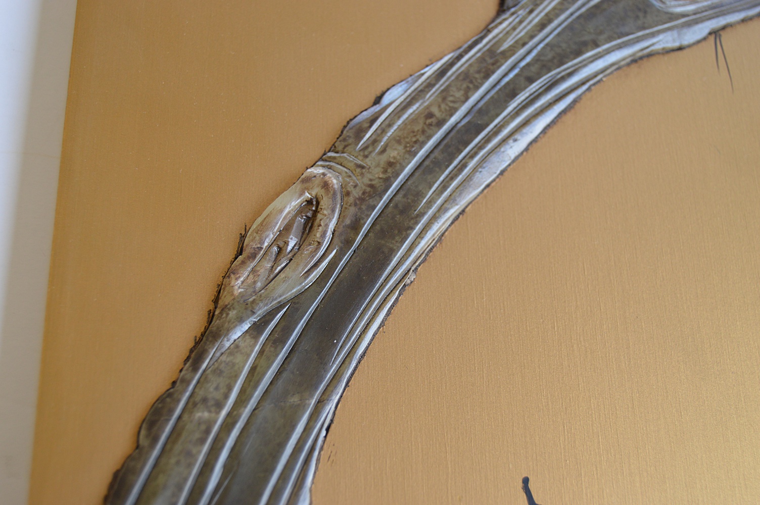 Chinese Four-Panel Screen with Jade Appliques