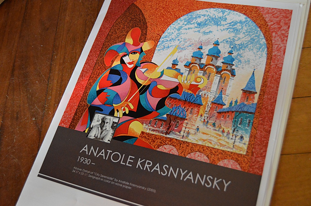 Signed and Numbered Serigraph by Anatole Krasnyansky