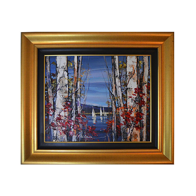 Original Signed Landscape Oil On Canvas by Michael Milkin