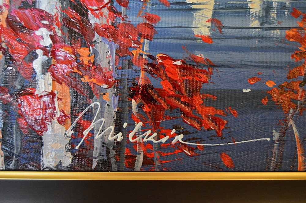 Original Signed Landscape Oil On Canvas by Michael Milkin