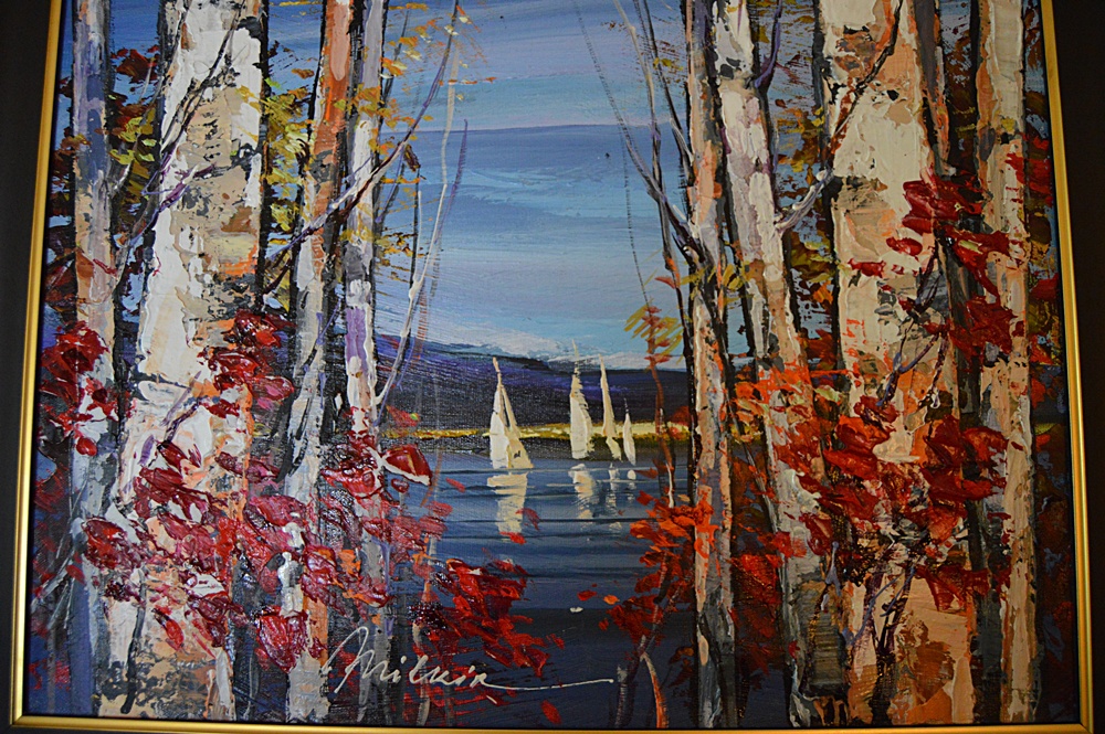 Original Signed Landscape Oil On Canvas by Michael Milkin