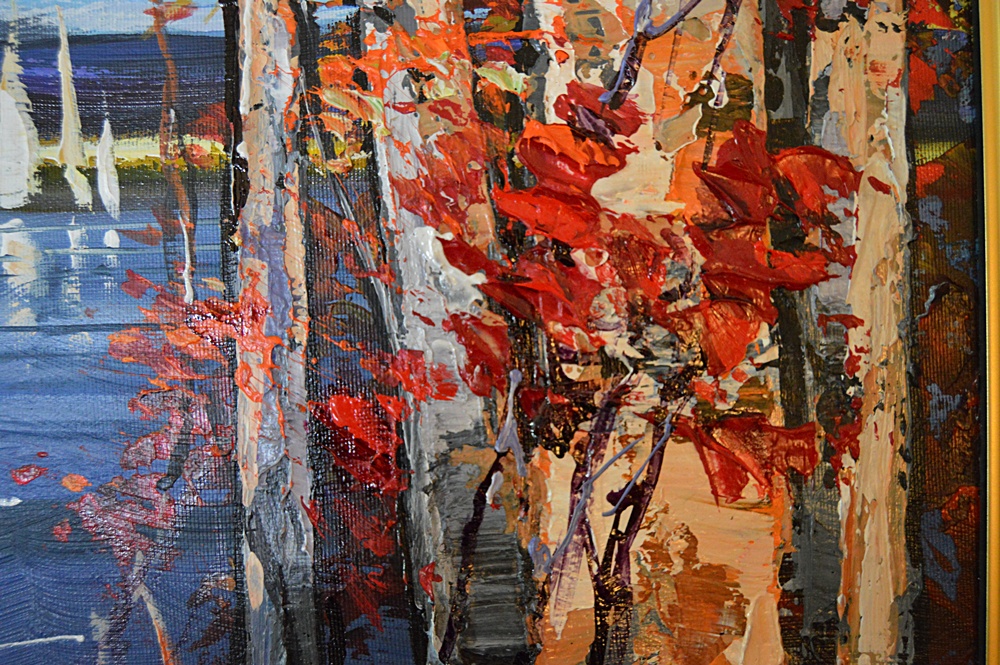 Original Signed Landscape Oil On Canvas by Michael Milkin