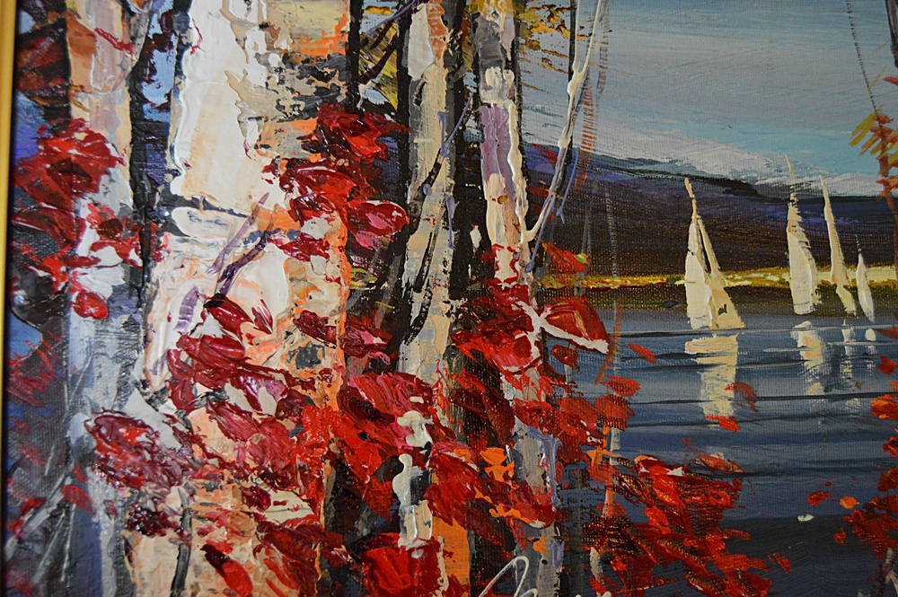 Original Signed Landscape Oil On Canvas by Michael Milkin