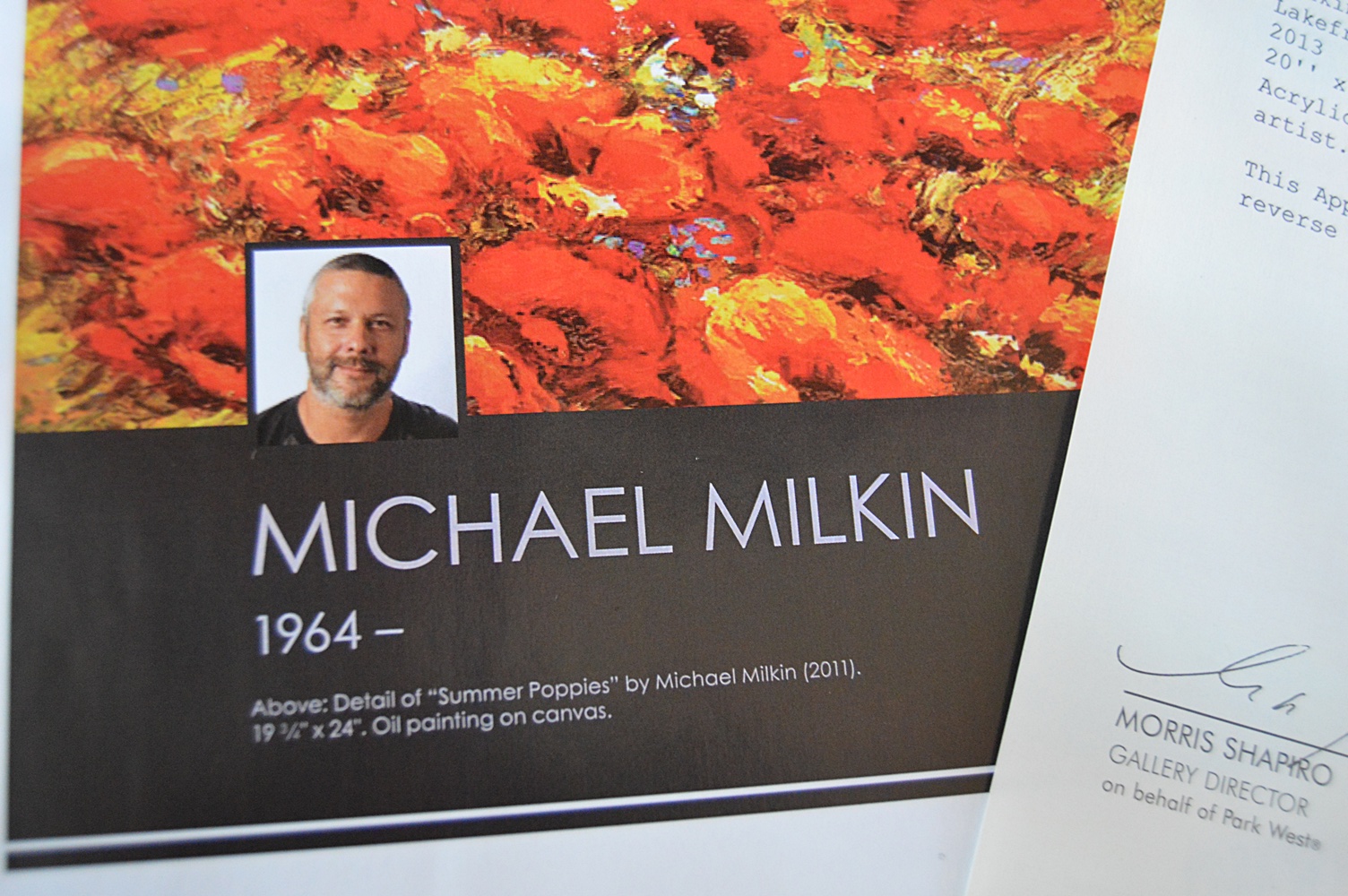 Original Signed Landscape Oil On Canvas by Michael Milkin