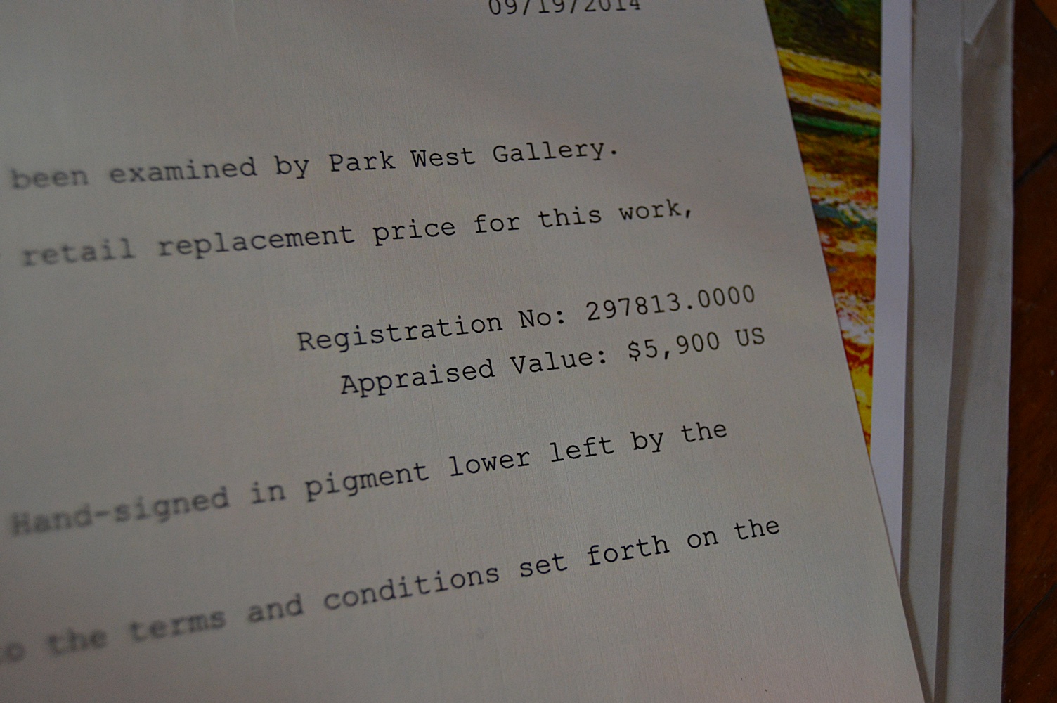 Original Signed Landscape Oil On Canvas by Michael Milkin