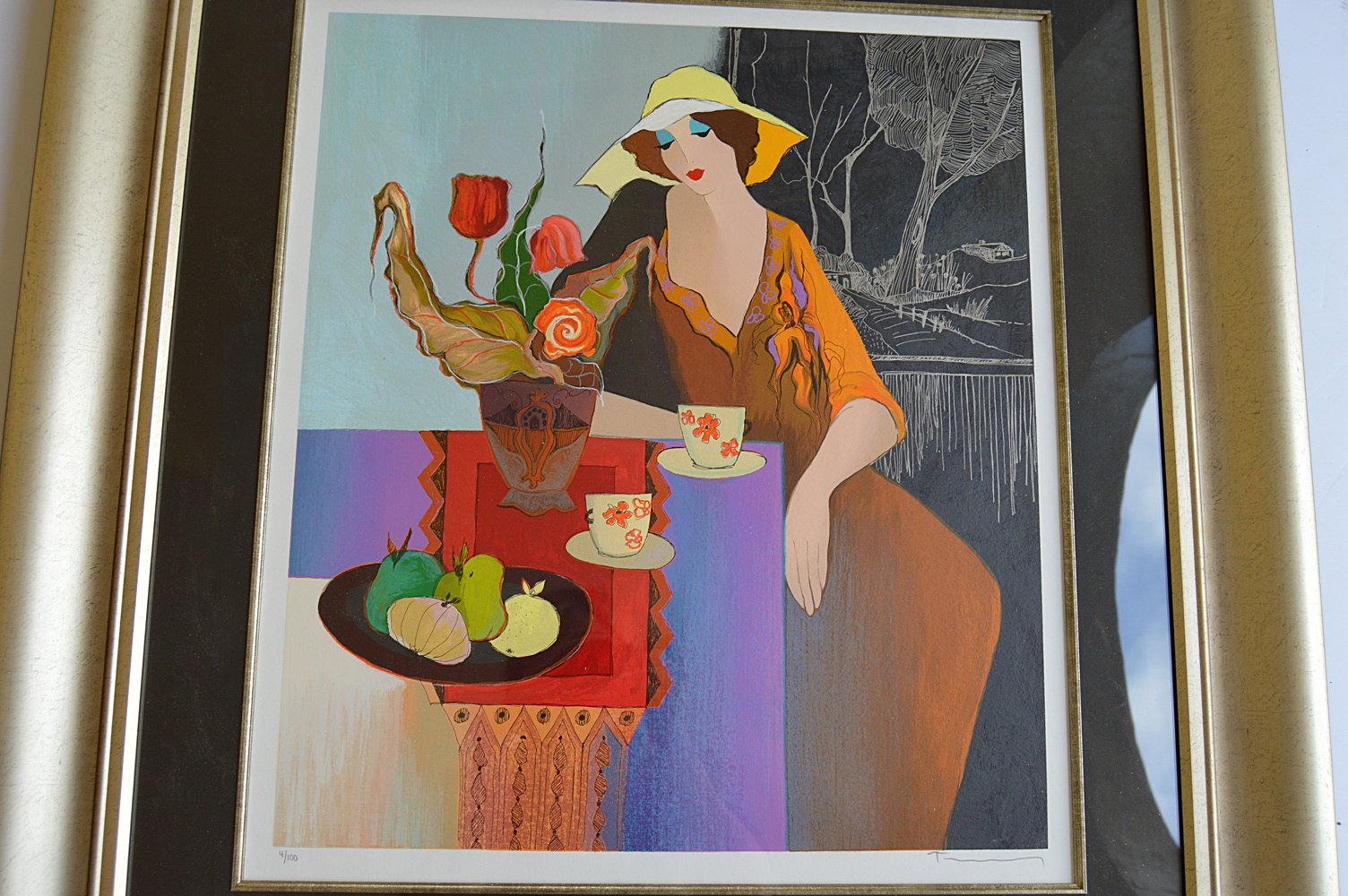 Numbered and Signed Seriagraph by Itzchak Tarkay