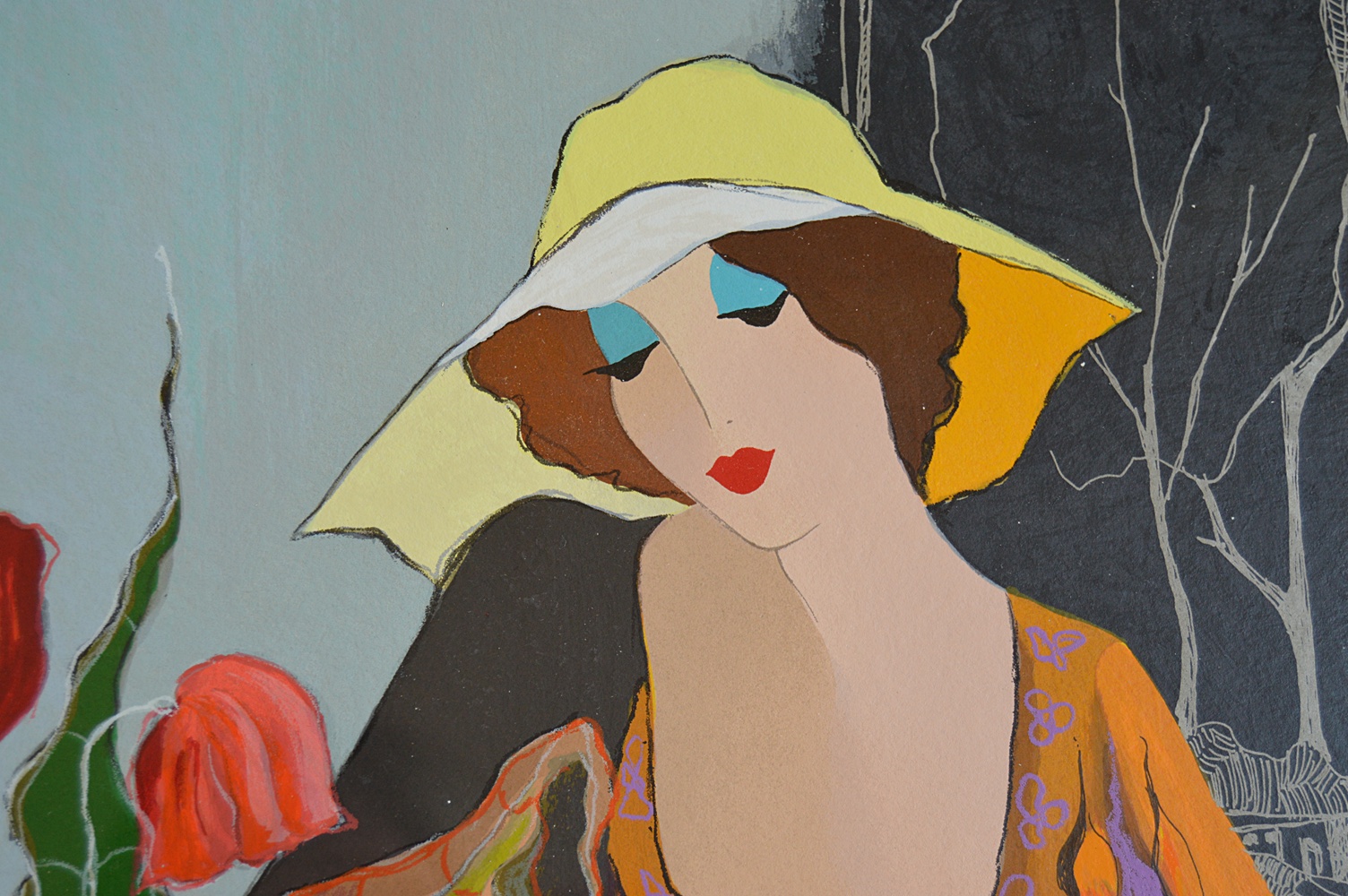 Numbered and Signed Seriagraph by Itzchak Tarkay