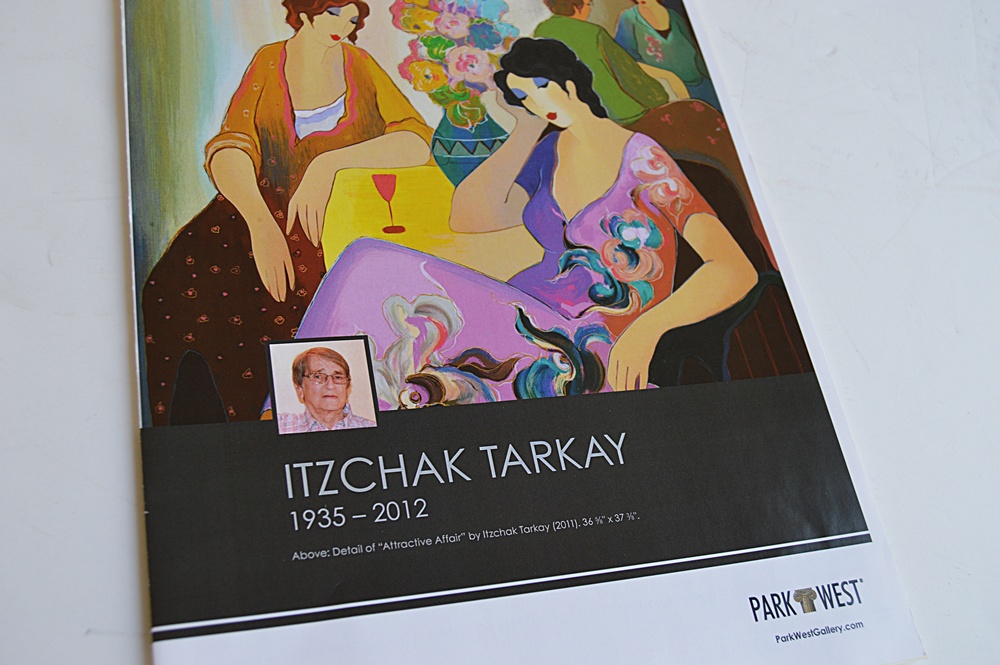 Numbered and Signed Seriagraph by Itzchak Tarkay