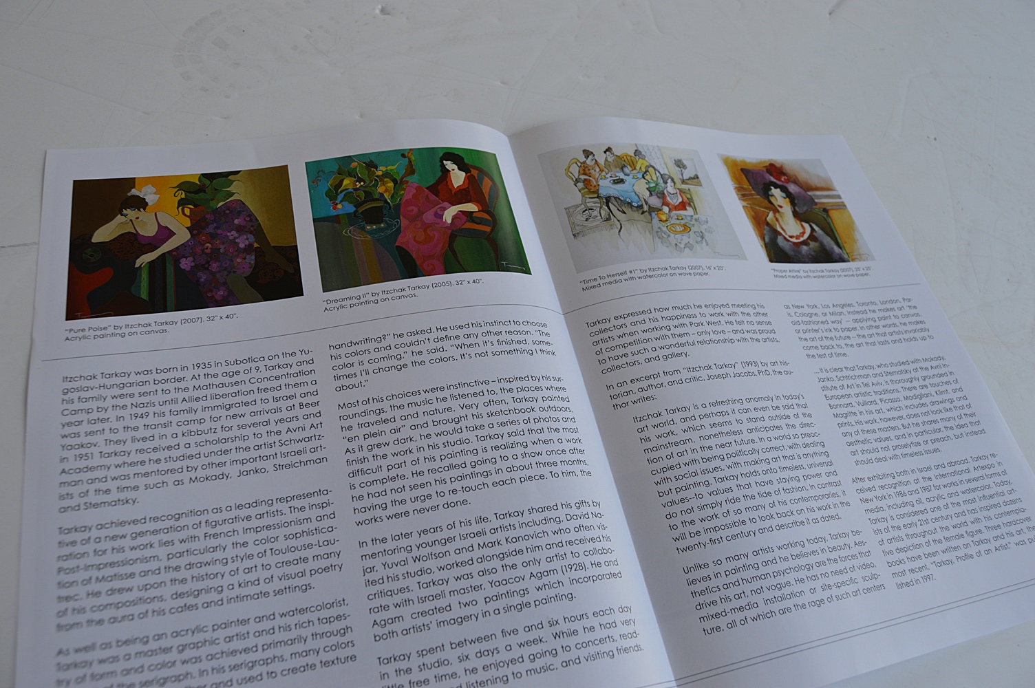 Numbered and Signed Seriagraph by Itzchak Tarkay