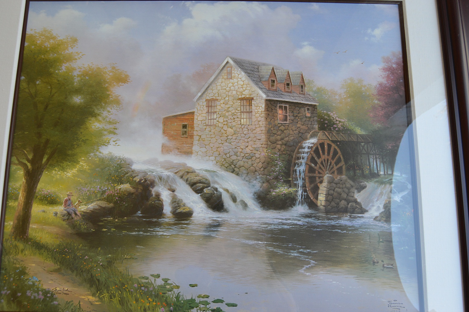 Limited Edition Signed Thomas Kinkade Offset Lithograph