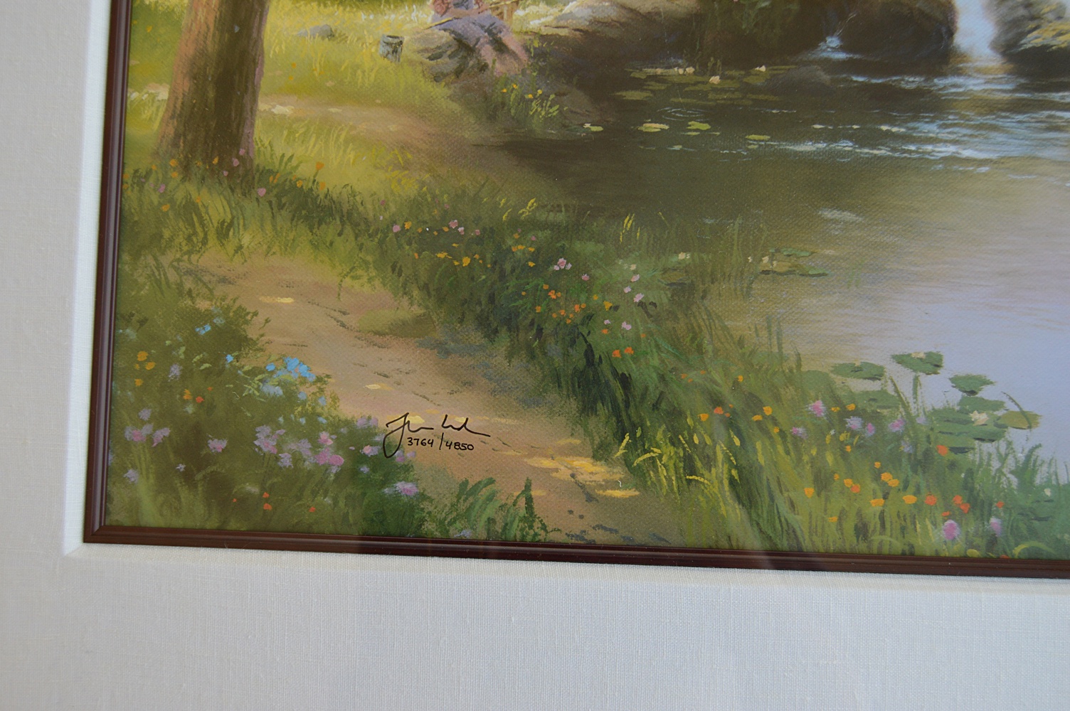 Limited Edition Signed Thomas Kinkade Offset Lithograph