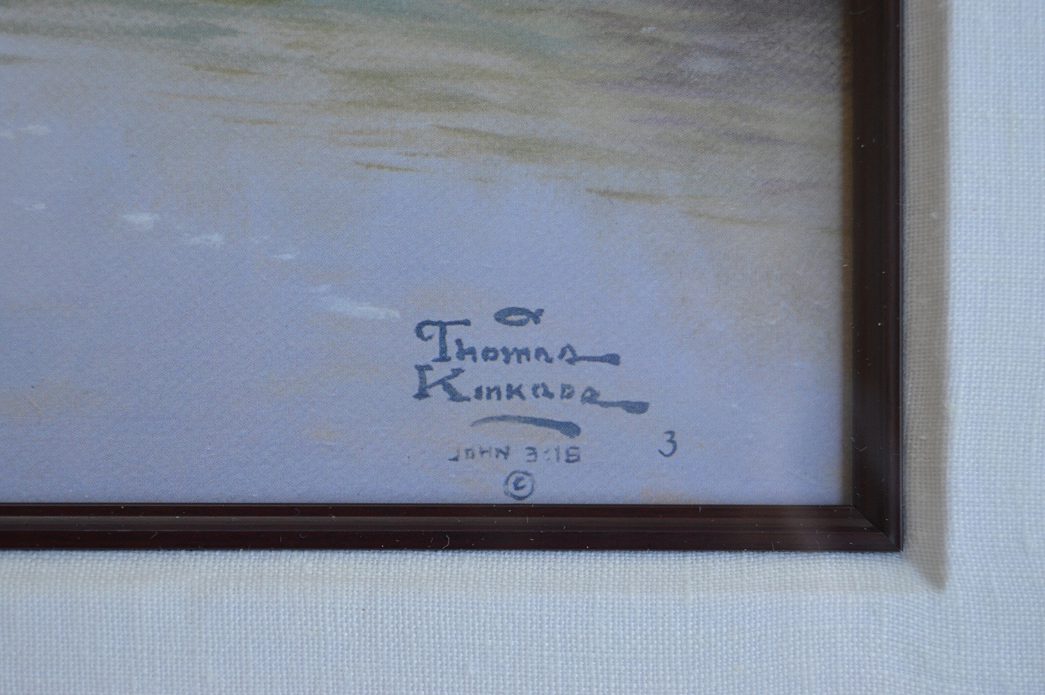 Limited Edition Signed Thomas Kinkade Offset Lithograph