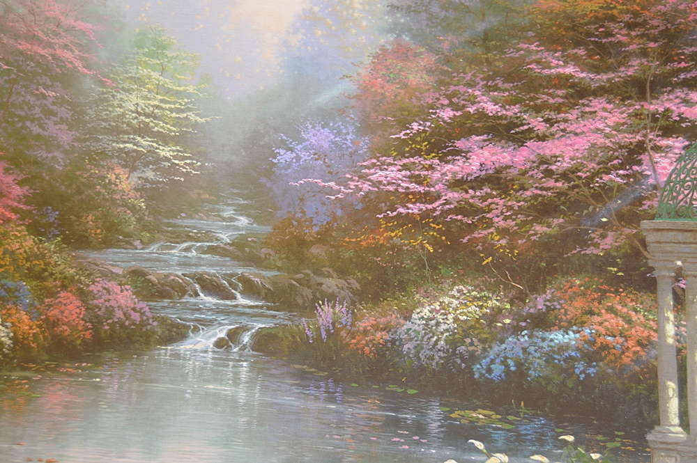 Numbered and Signed Thomas Kinkade Offset Lithograph