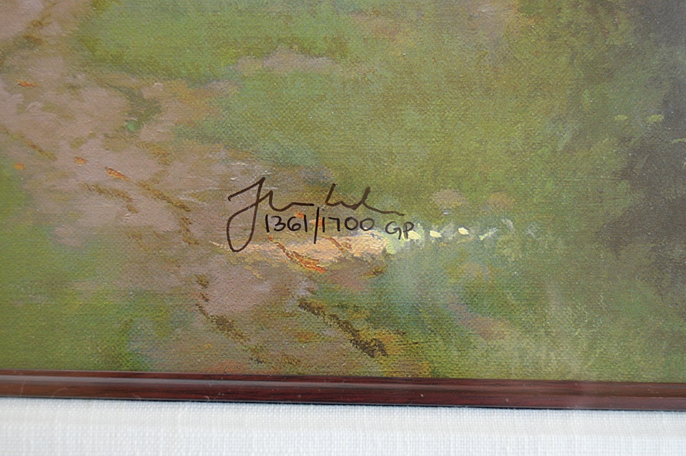 Numbered and Signed Thomas Kinkade Offset Lithograph