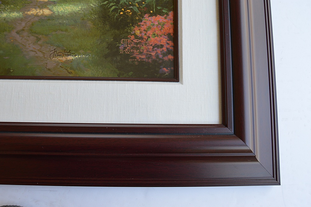 Numbered and Signed Thomas Kinkade Offset Lithograph