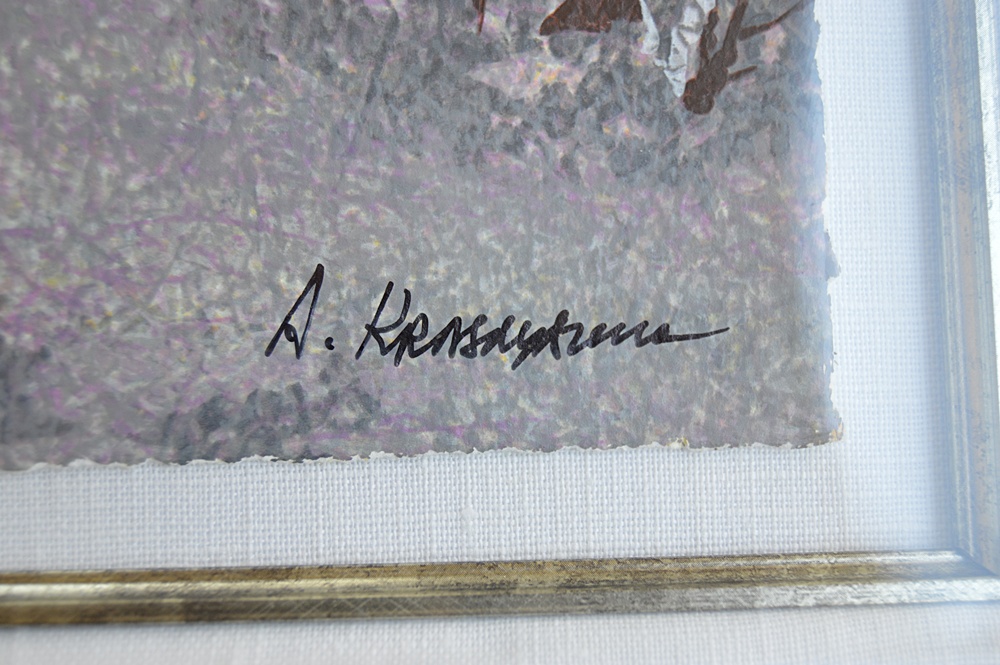 Numbered and Signed Anatole Krasnyansky Serigraph