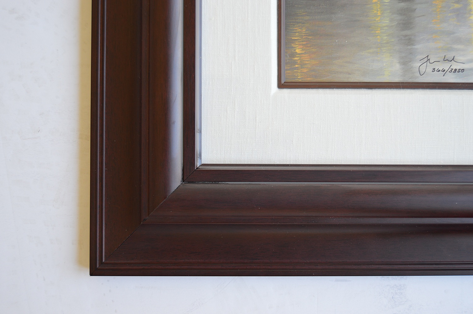 Numbered and Matrix-Signed Thomas Kinkade Offset Lithograph