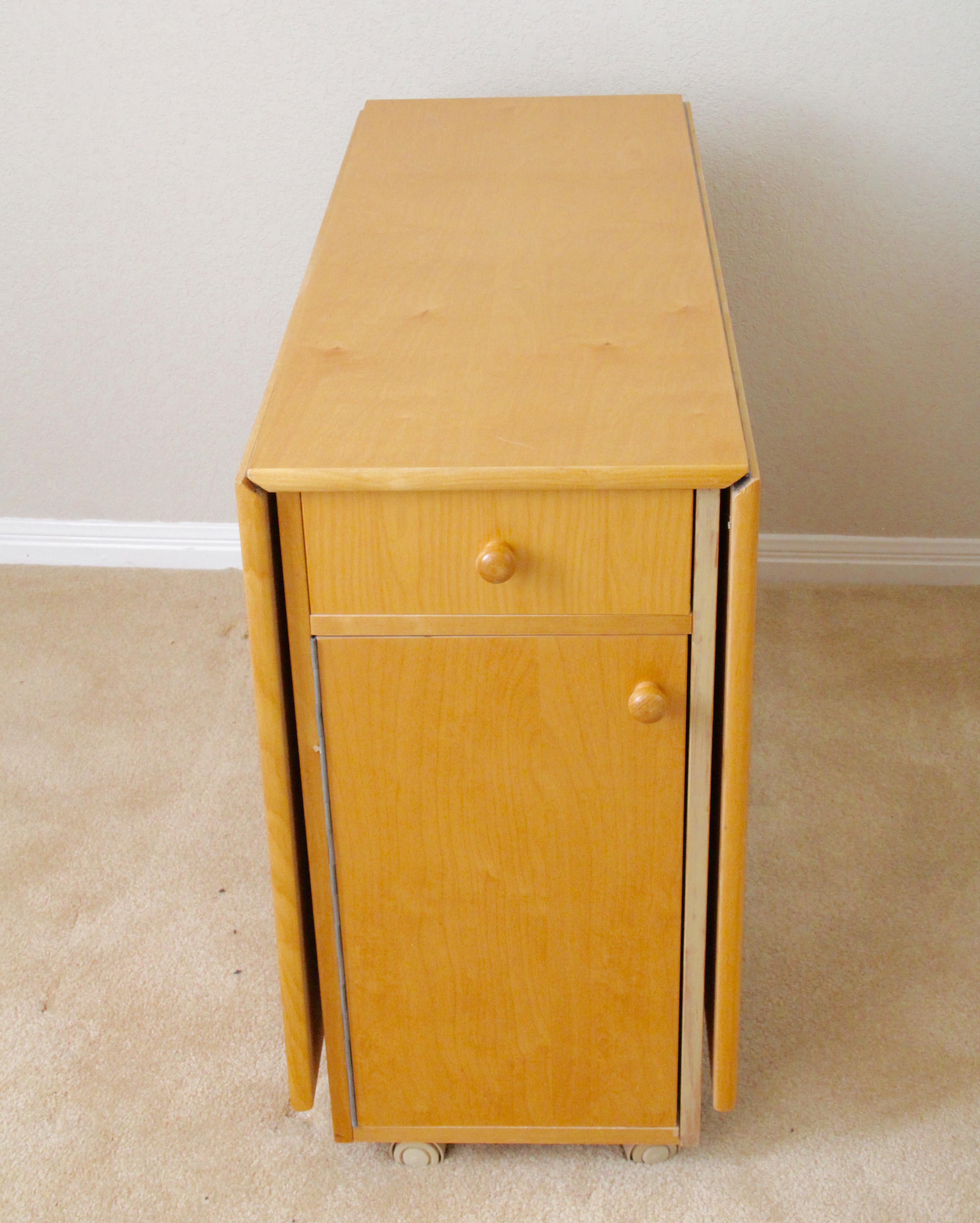 Vintage Hideaway Dining Table and Chairs Set