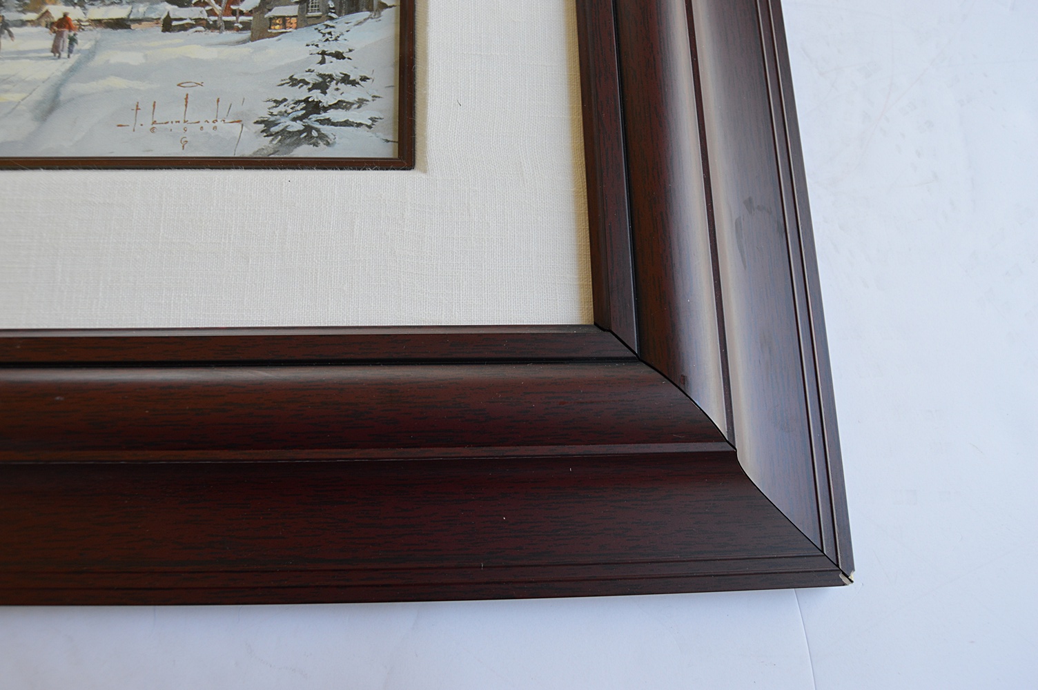 Numbered and Matrix-Signed Thomas Kinkade Offset Lithograph