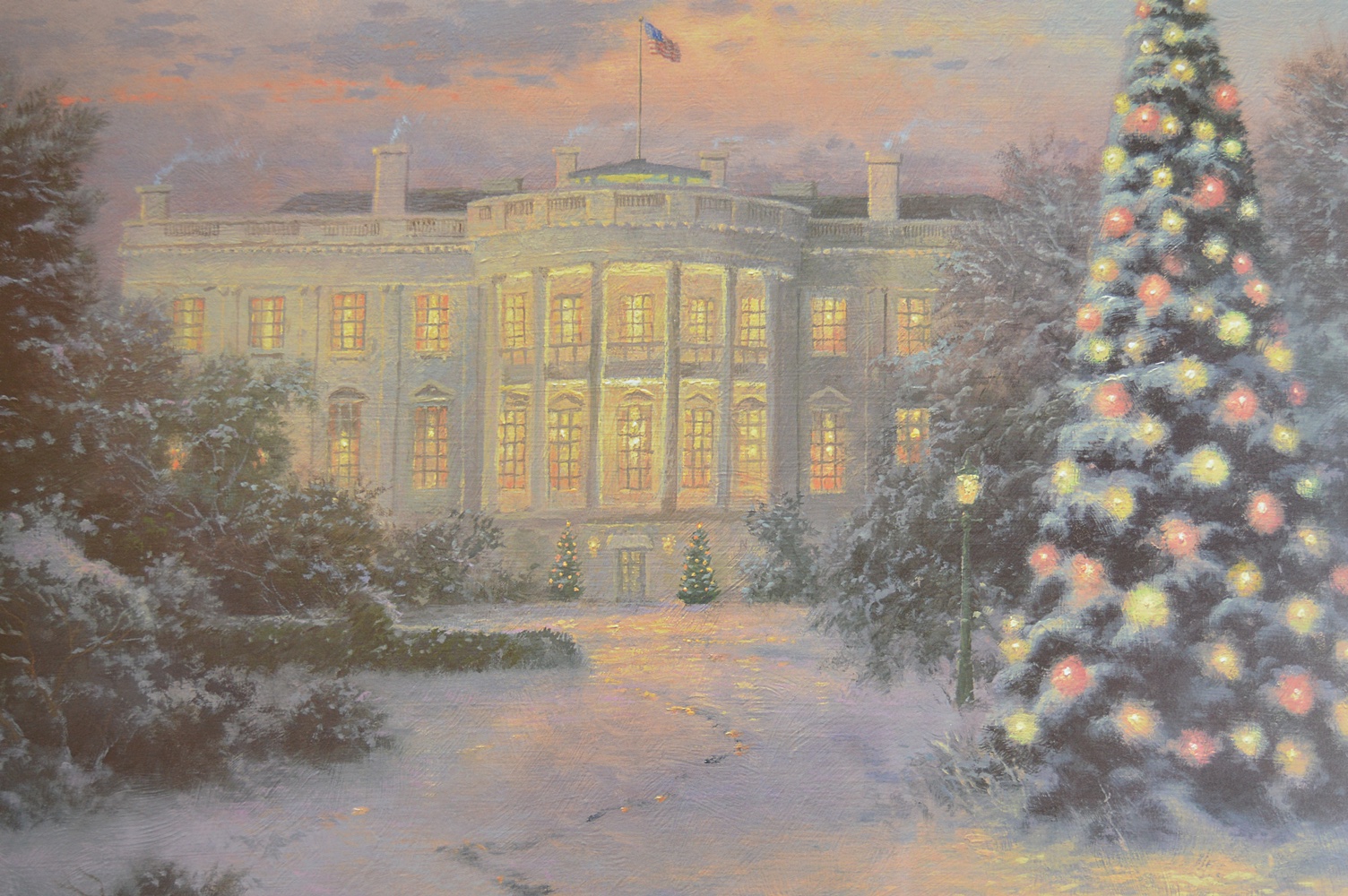 Numbered and Signed Thomas Kinkade Offset Lithograph