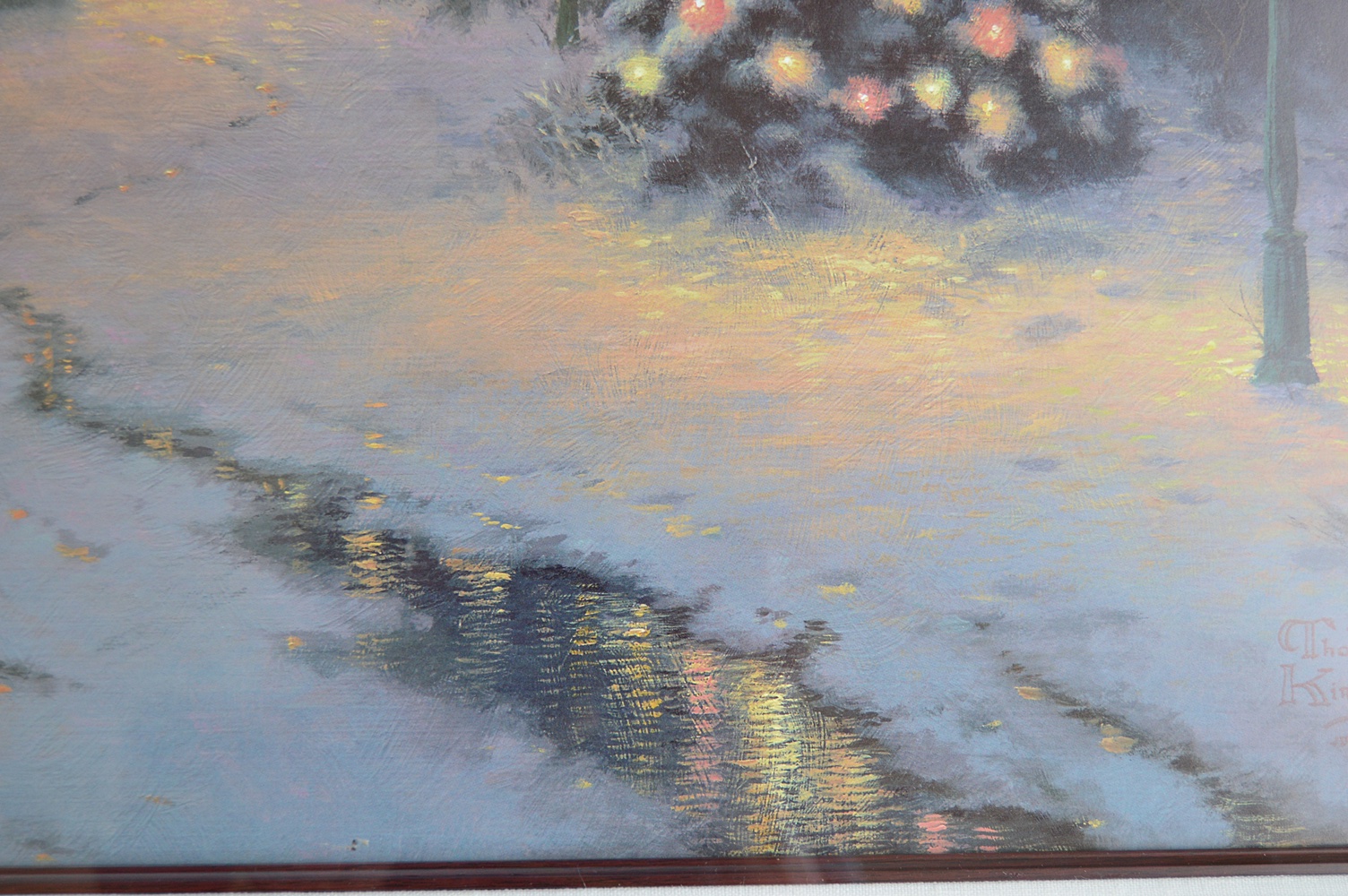 Numbered and Signed Thomas Kinkade Offset Lithograph