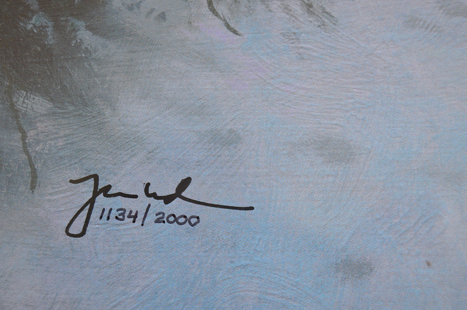 Numbered and Signed Thomas Kinkade Offset Lithograph