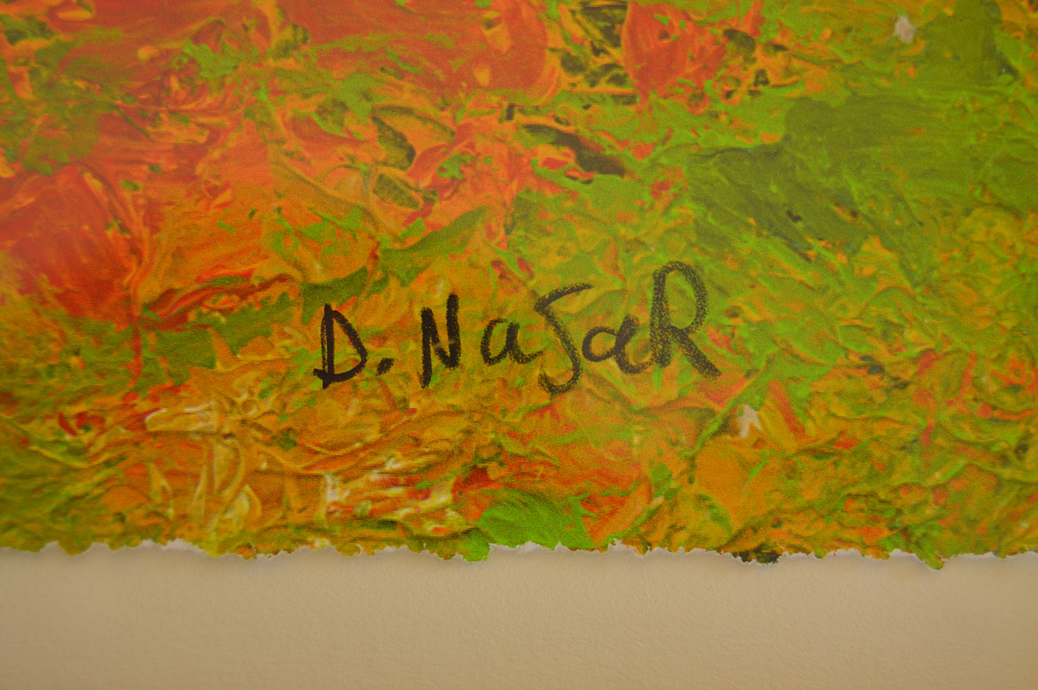 Numbered and Signed David Najar Giclee on Paper