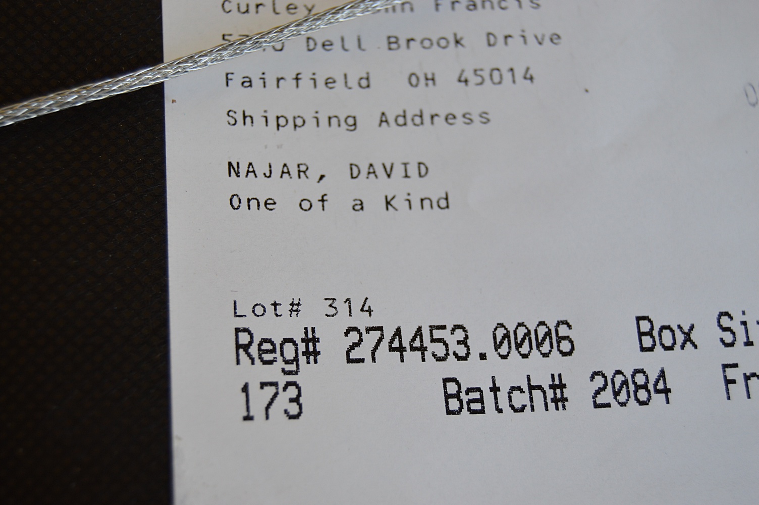 Numbered and Signed David Najar Giclee on Paper